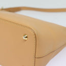 BURBERRY Shoulder Bag Leather Beige Auth am6447-11