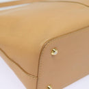 BURBERRY Shoulder Bag Leather Beige Auth am6447-12