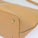 BURBERRY Shoulder Bag Leather Beige Auth am6447-13