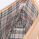 BURBERRY Shoulder Bag Leather Beige Auth am6447-22