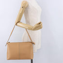 BURBERRY Shoulder Bag Leather Beige Auth am6447-26