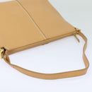 BURBERRY Shoulder Bag Leather Beige Auth am6447-7