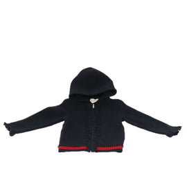 GUCCI Jacket Cotton Setup Navy Auth am6464 - 0