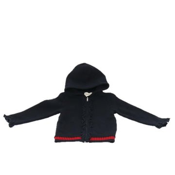 GUCCI Jacket Cotton Setup Navy Auth am6464 - 0
