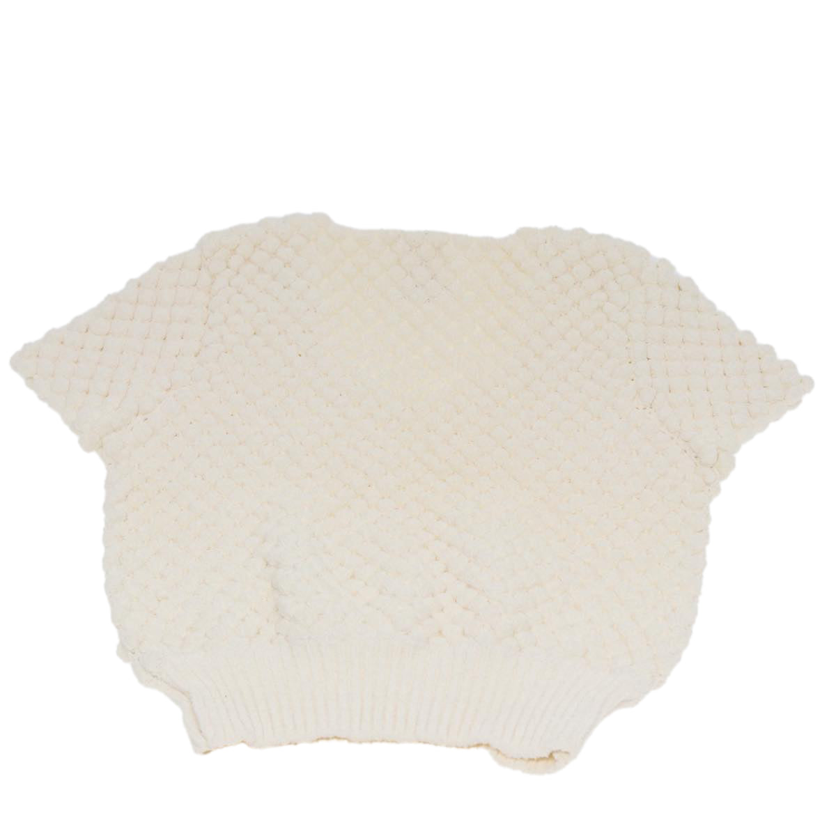 CHANEL　Tops Polyamide Nylon White CC Auth am6465