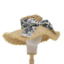 GUCCI Hat straw L size Beige Auth am6467-1