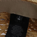 GUCCI Hat straw L size Beige Auth am6467-13