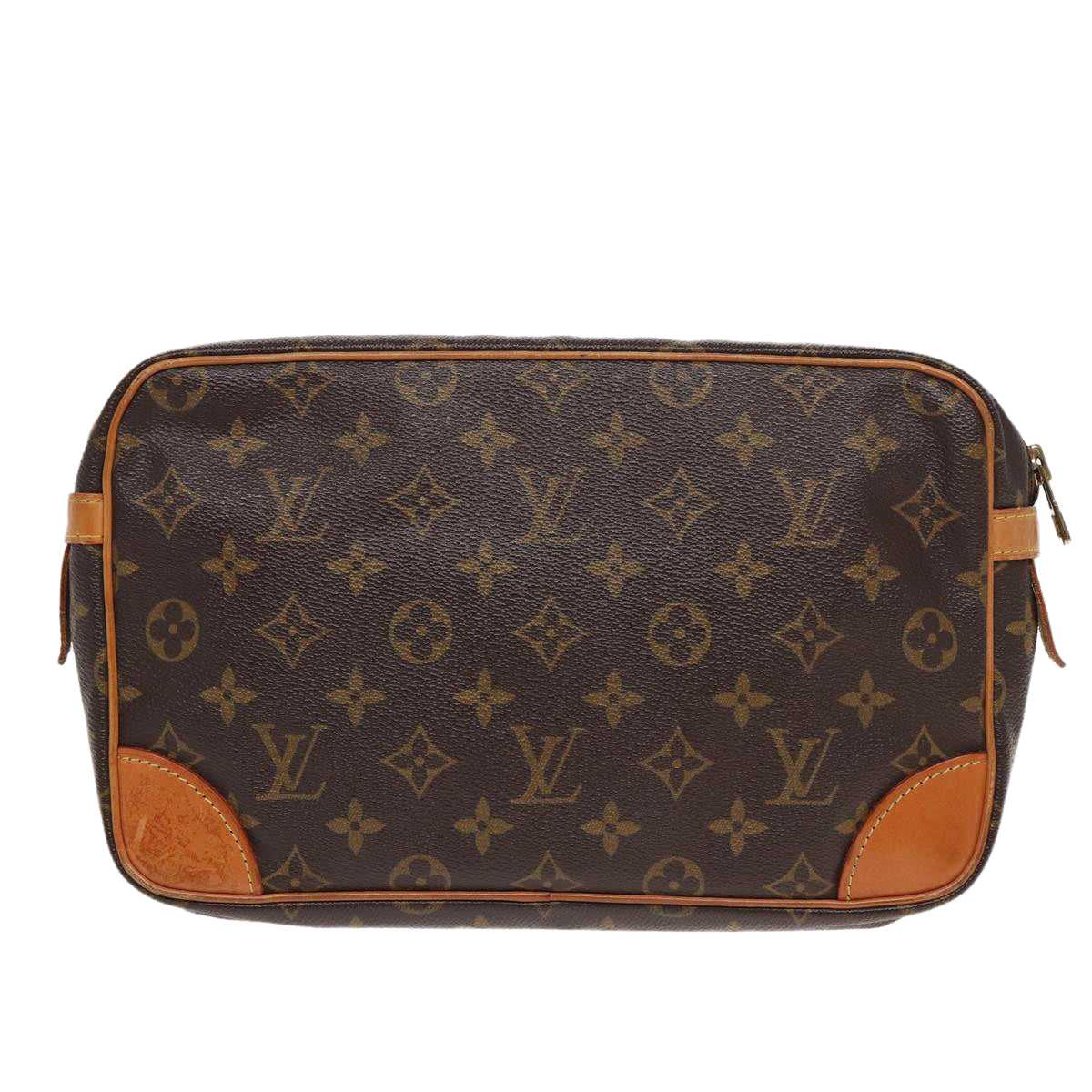 LOUIS VUITTON Monogram Compiegne 28 Clutch Bag M51845 LV Auth am6469 - 0