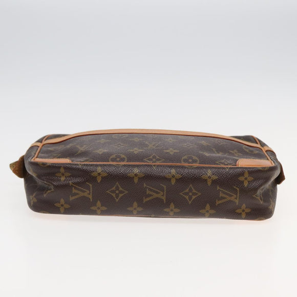 LOUIS VUITTON Monogram Compiegne 28 Clutch Bag M51845 LV Auth am6469