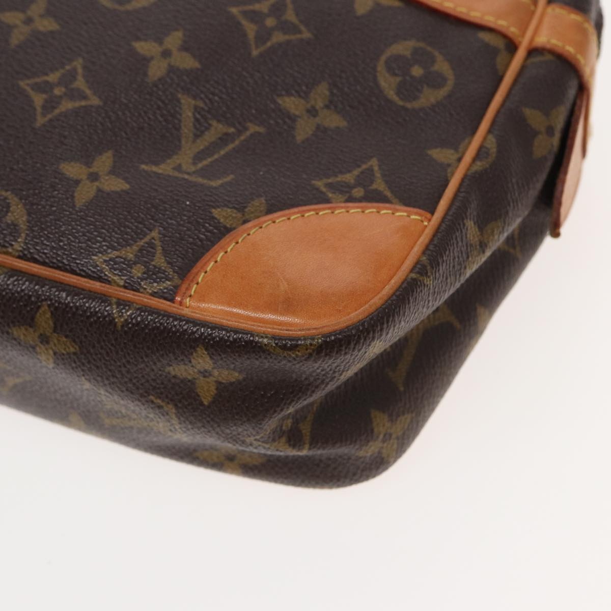 LOUIS VUITTON Monogram Compiegne 28 Clutch Bag M51845 LV Auth am6469