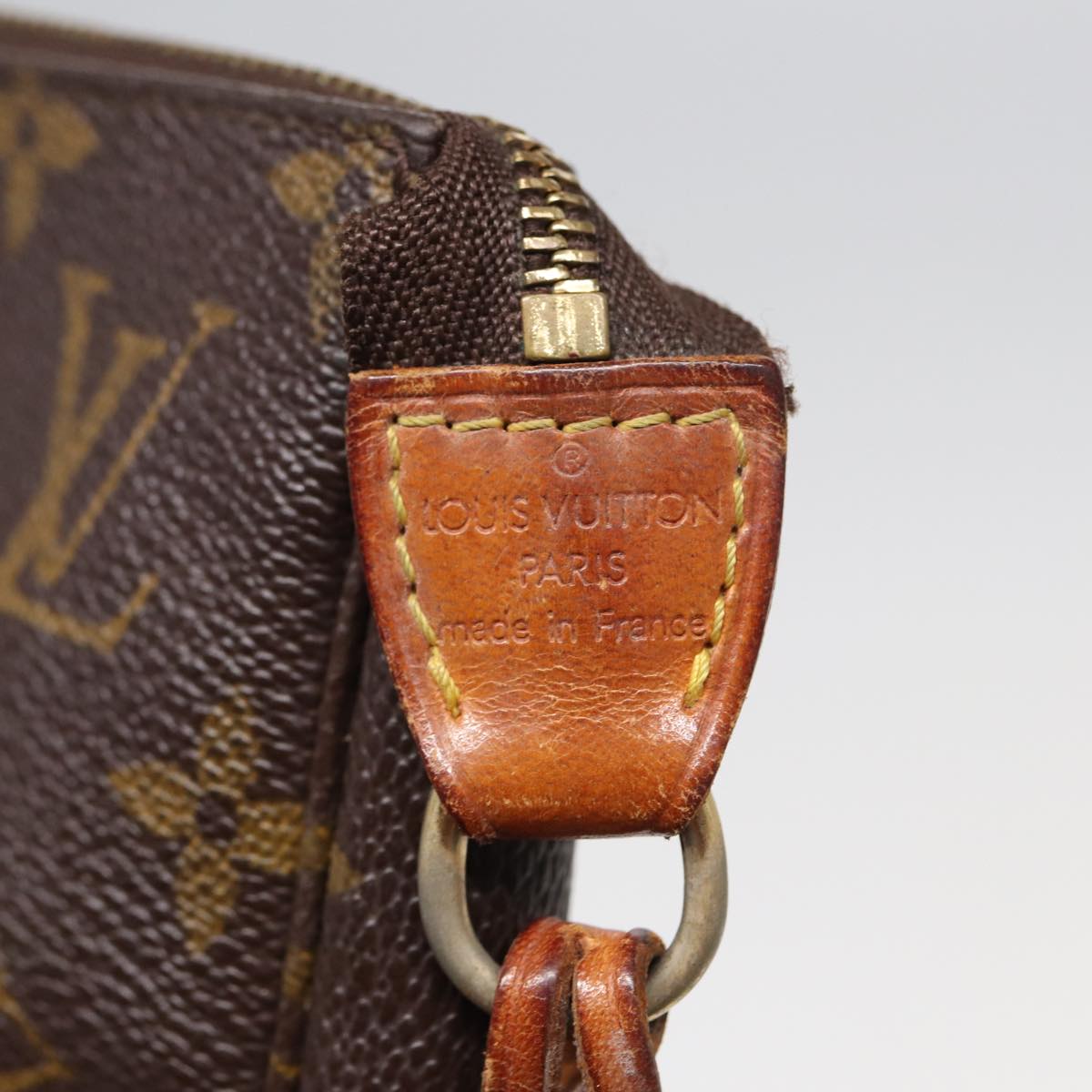 LOUIS VUITTON Monogram Pochette Accessoires Pouch M51980 LV Auth am6479