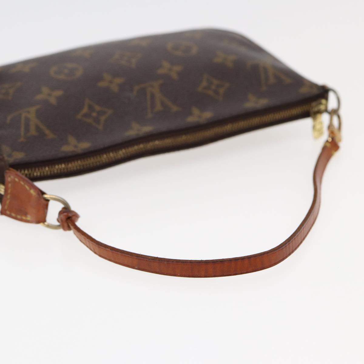 LOUIS VUITTON Monogram Pochette Accessoires Pouch M51980 LV Auth am6479