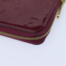 LOUIS VUITTON Monogram Vernis Zippy Coin Purse Wallet Purple M91534 Auth am6485V-15