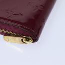 LOUIS VUITTON Monogram Vernis Zippy Coin Purse Wallet Purple M91534 Auth am6485V-16