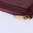 LOUIS VUITTON Monogram Vernis Zippy Coin Purse Wallet Purple M91534 Auth am6485V-8