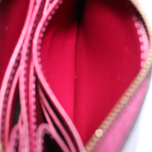 LOUIS VUITTON Monogram Vernis Zippy Coin Purse Wallet Purple M91534 Auth am6485V