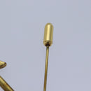 CHANEL arrow Brooch metal Gold CC Auth am6488-11