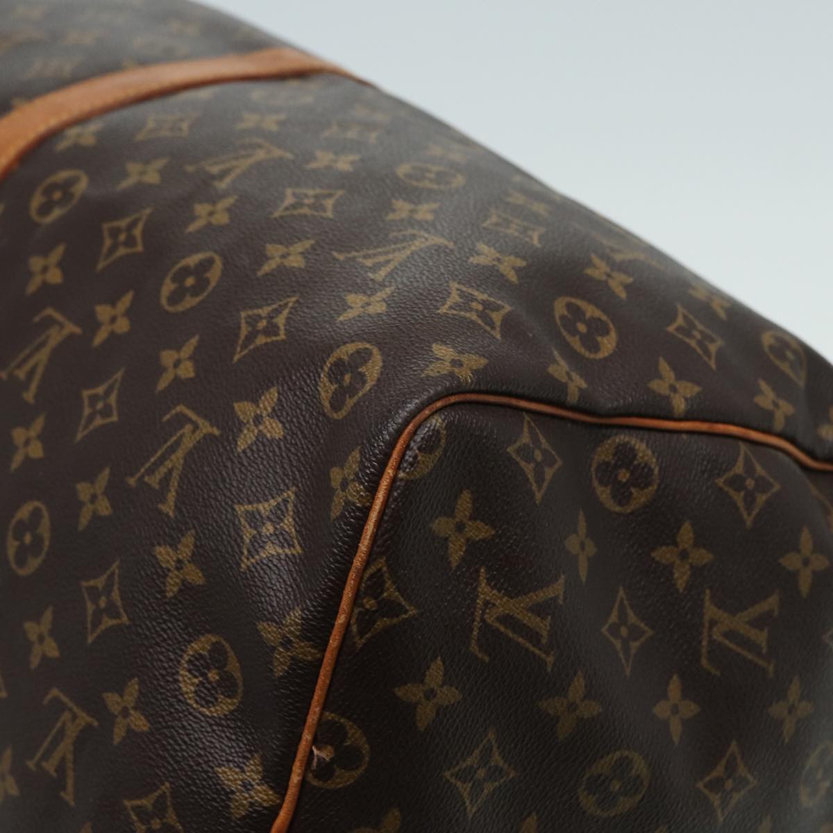 LOUIS VUITTON Monogram Keepall Bandouliere 60 Boston Bag M41412 LV Auth am6492