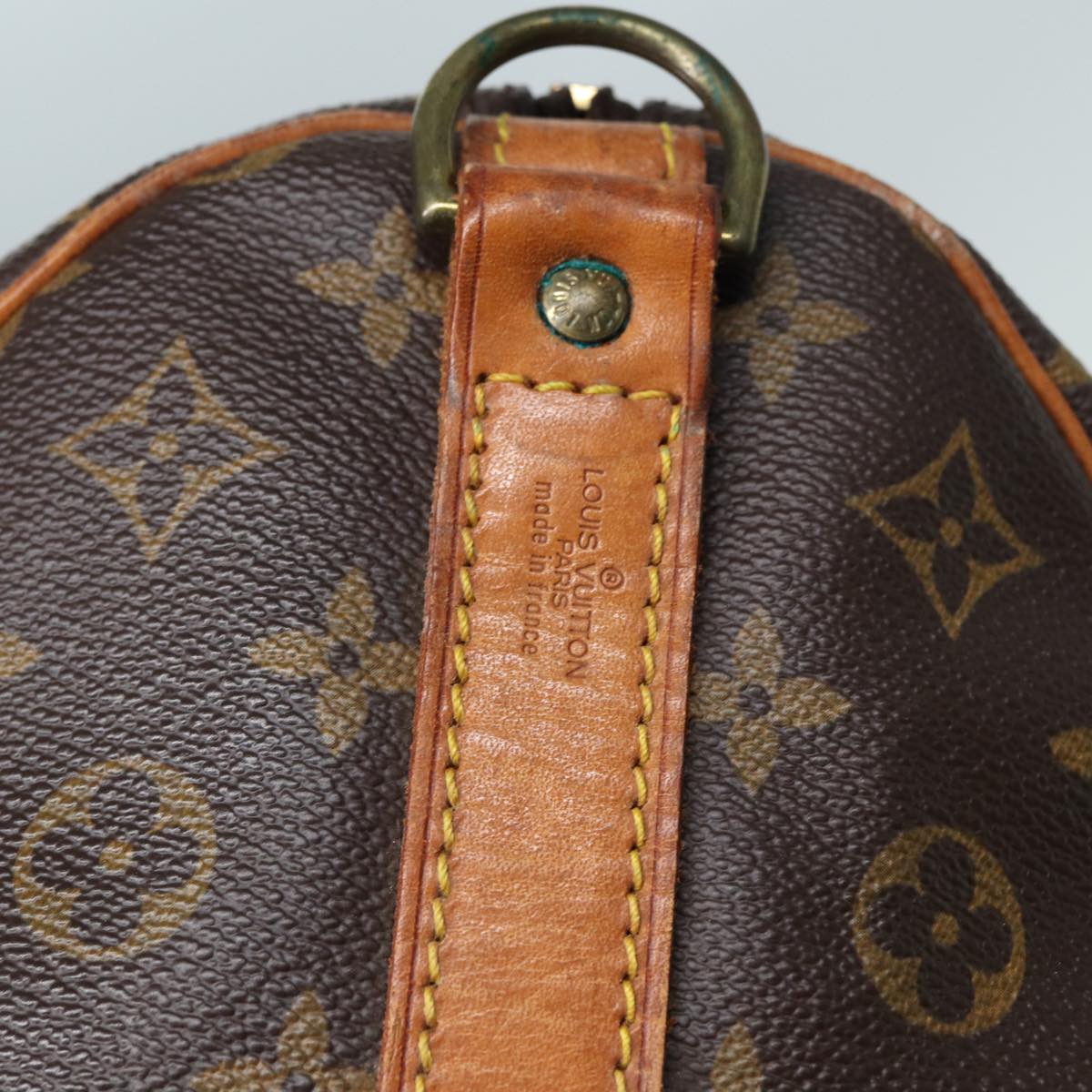 LOUIS VUITTON Monogram Keepall Bandouliere 60 Boston Bag M41412 LV Auth am6492