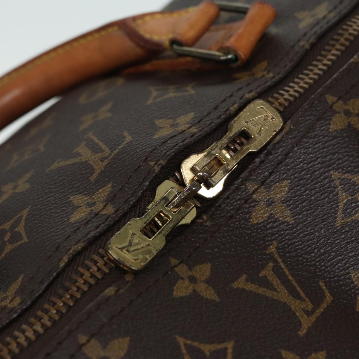 LOUIS VUITTON Monogram Keepall Bandouliere 60 Boston Bag M41412 LV Auth am6492