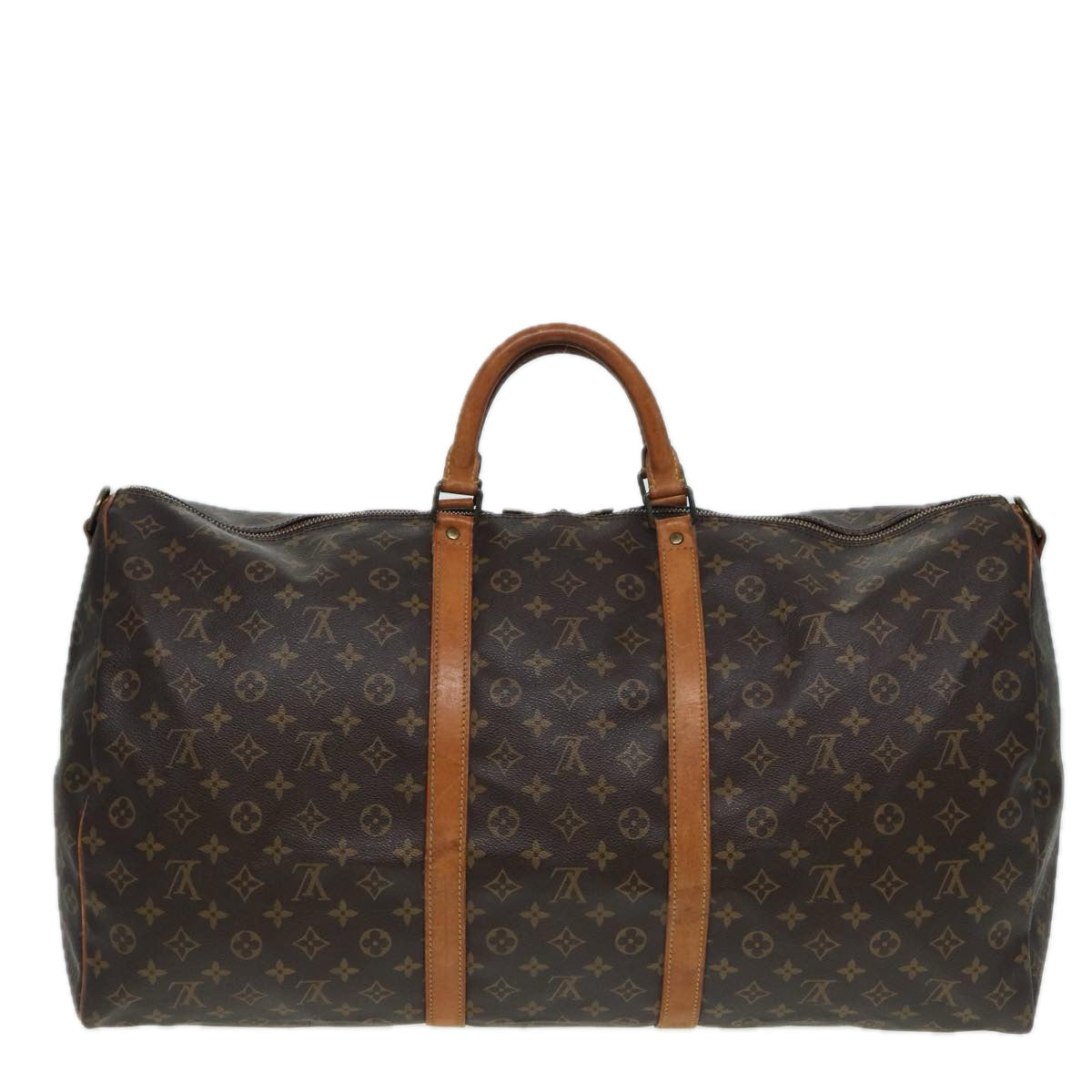 LOUIS VUITTON Monogram Keepall Bandouliere 60 Boston Bag M41412 LV Auth am6492 - 0