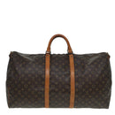 LOUIS VUITTON Monogram Keepall Bandouliere 60 Boston Bag M41412 LV Auth am6492-2