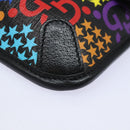 GUCCI GG Psychedelic Body Bag PVC Leather Multicolor 598113 Auth am6503A-15