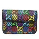 GUCCI GG Psychedelic Body Bag PVC Leather Multicolor 598113 Auth am6503A-13