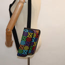 GUCCI GG Psychedelic Body Bag PVC Leather Multicolor 598113 Auth am6503A-22