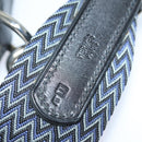 HERMES Dog Leash Canvas Blue Auth am6511-12