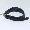 HERMES Dog Leash Canvas Blue Auth am6511-7