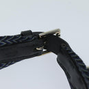 HERMES Dog Leash Canvas Blue Auth am6511-9