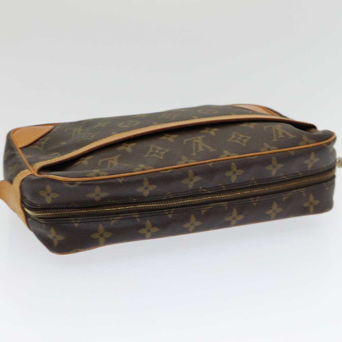 LOUIS VUITTON Monogram Compiegne 28 Clutch Bag M51845 LV Auth am6523