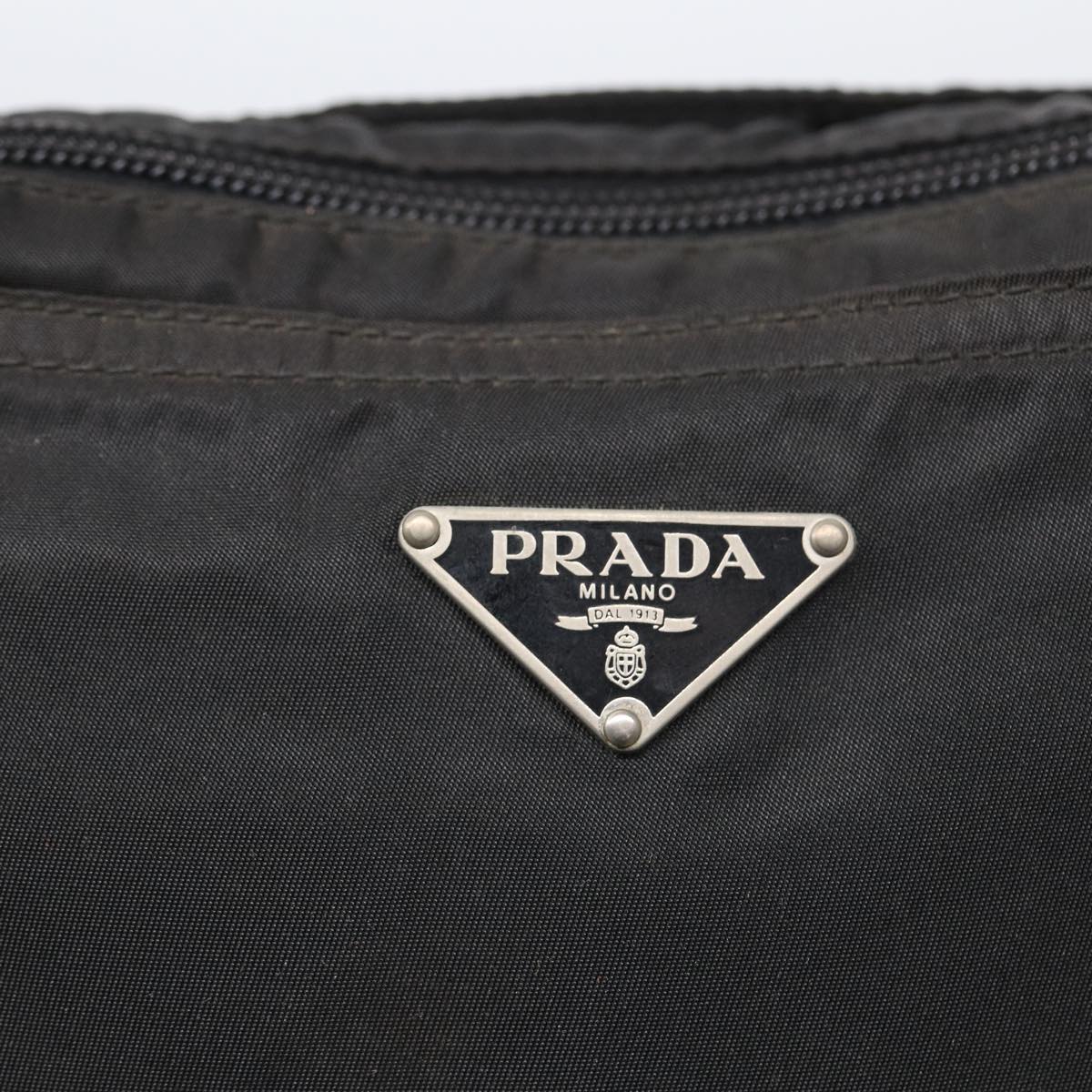 PRADA Shoulder Bag Nylon Black Auth am6538