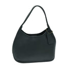 Coach Hand Bag Leather Green Auth am6541-1