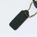 Coach Hand Bag Leather Green Auth am6541-9