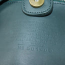 Coach Hand Bag Leather Green Auth am6541-19