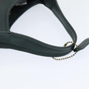 Coach Hand Bag Leather Green Auth am6541-7