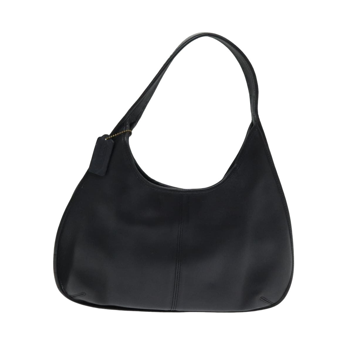 Coach Shoulder Bag Leather Black Auth am6545 - 0