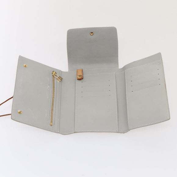 LOUIS VUITTON Monogram Vernis Walker Gris M91031 LV Auth am6551