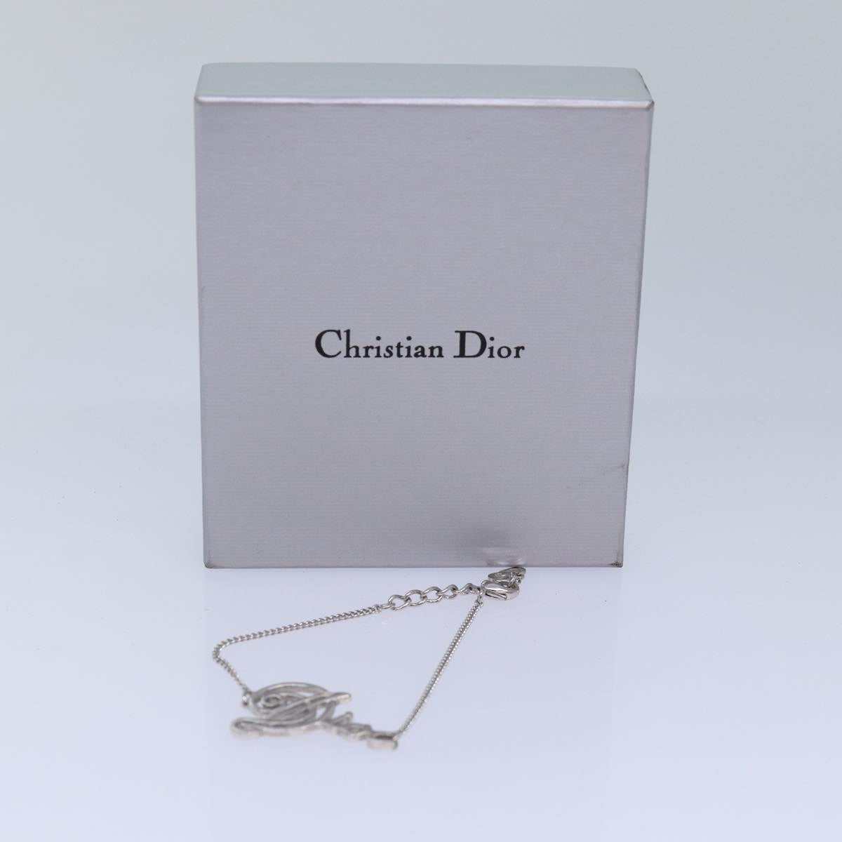 Christian Dior Bracelet metal Silver Auth am6554