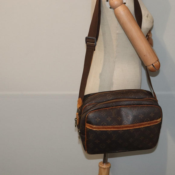 LOUIS VUITTON Monogram Reporter PM Shoulder Bag M45254 LV Auth am6563