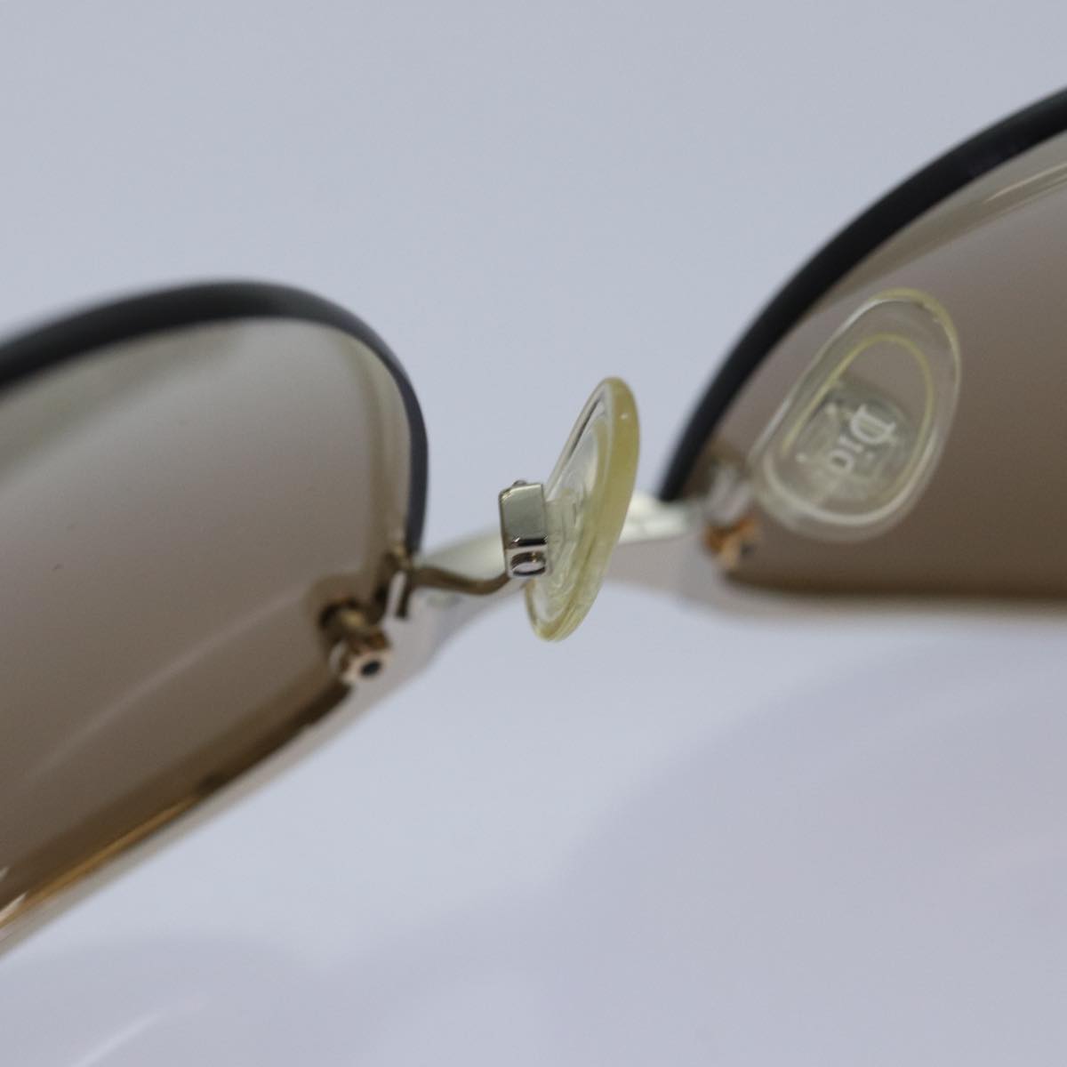 Christian Dior Sunglasses Brown Auth am6576