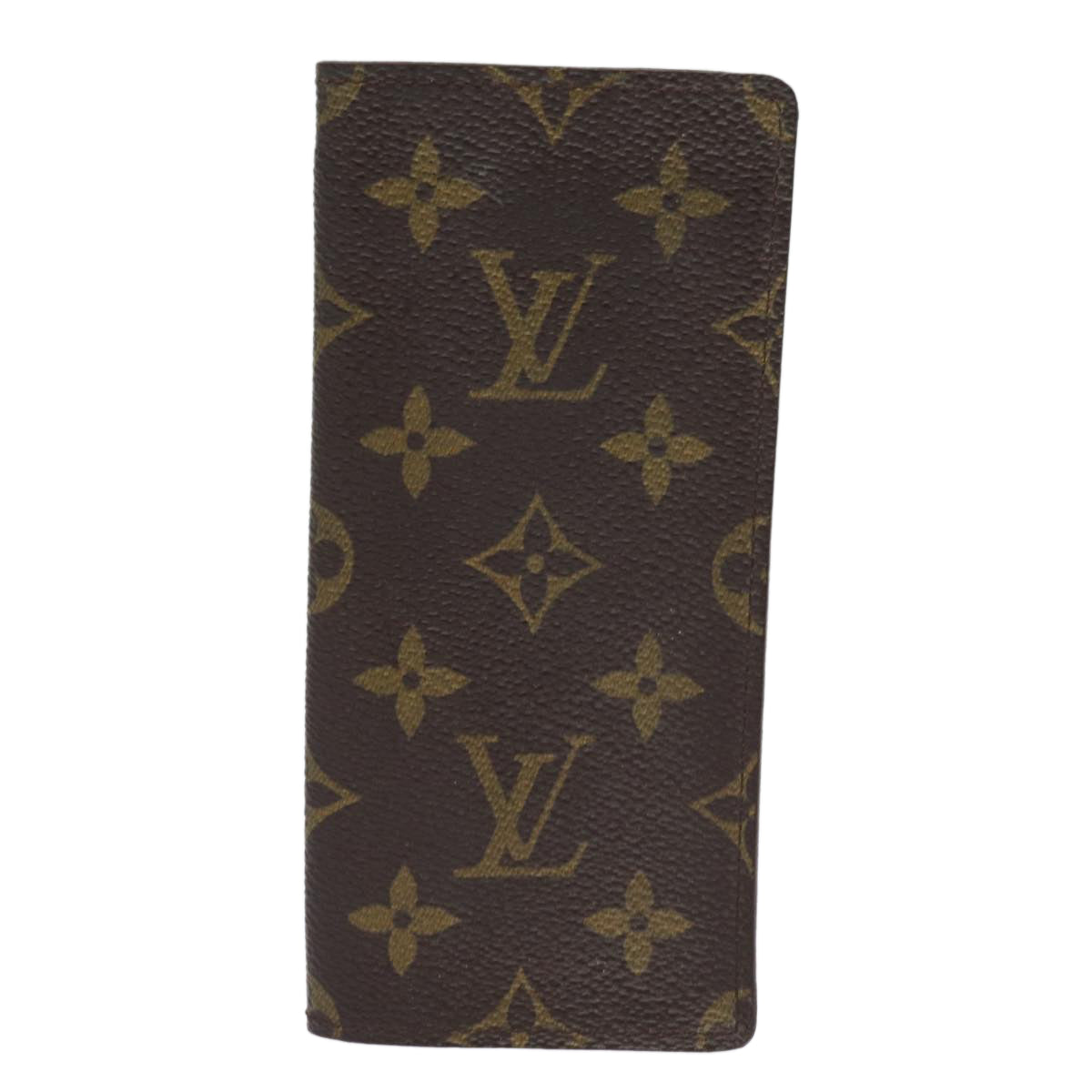 LOUIS VUITTON Monogram Etui Lunette Simple Glasses Case M62962 LV Auth am6586