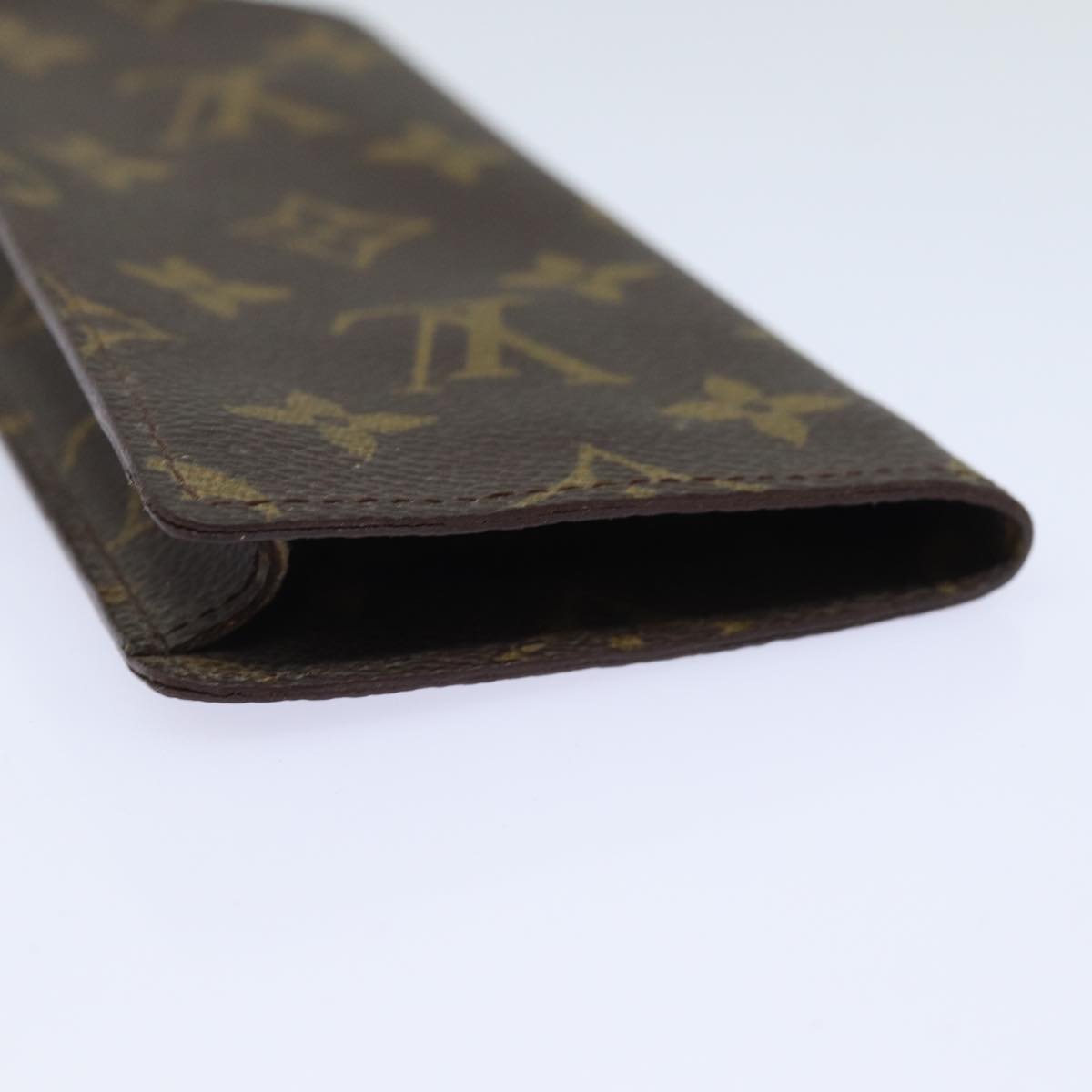 LOUIS VUITTON Monogram Etui Lunette Simple Glasses Case M62962 LV Auth am6586