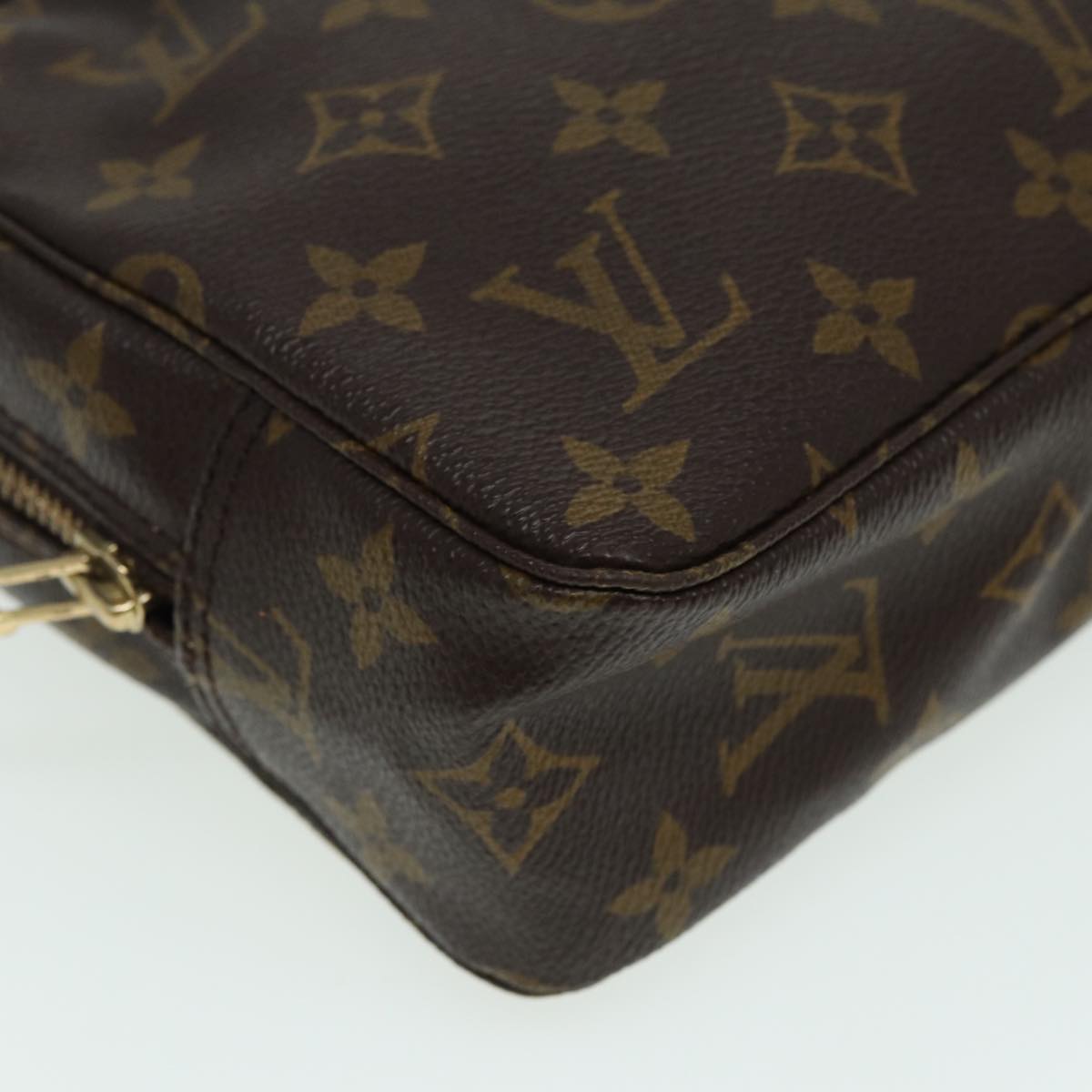 LOUIS VUITTON Monogram Trousse Toilette 23 Clutch Bag M47524 LV Auth am6587