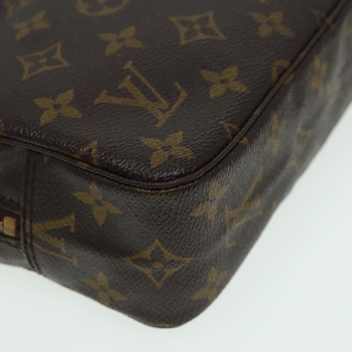 LOUIS VUITTON Monogram Trousse Toilette 23 Clutch Bag M47524 LV Auth am6588