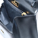 GIVENCHY Hand Bag Leather Black Auth am6590-11