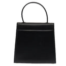 GIVENCHY Hand Bag Leather Black Auth am6590-2