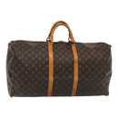 LOUIS VUITTON Monogram Keepall 60 Boston Bag M41422 LV Auth am6591-1
